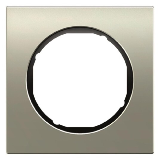 Hager 10112214 Ramme R.3 9 Mm 81 Rustfritt Stål Uten Merking