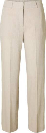 Selected Femme Dame Bukser Beige S,