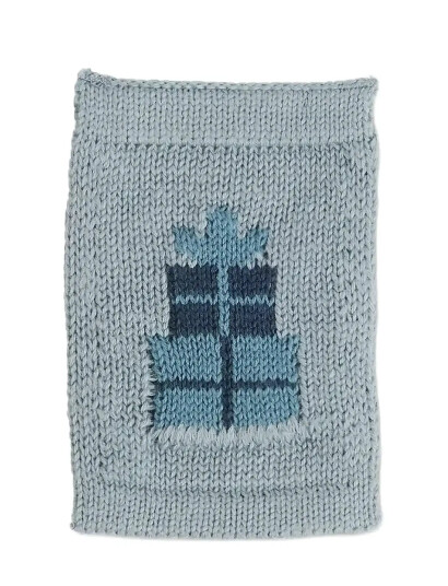 Smallstuff Knitted Flag Birthsday Presents Blue Blue ONE SIZE