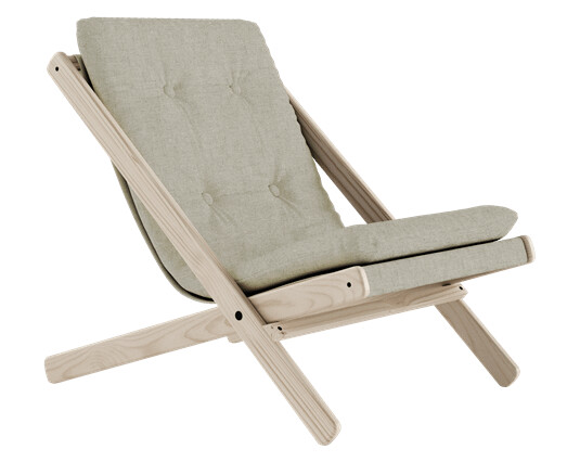Karup Design Karup Design Boogie Lenestol med Madrass 914 Lin/rå Bøk