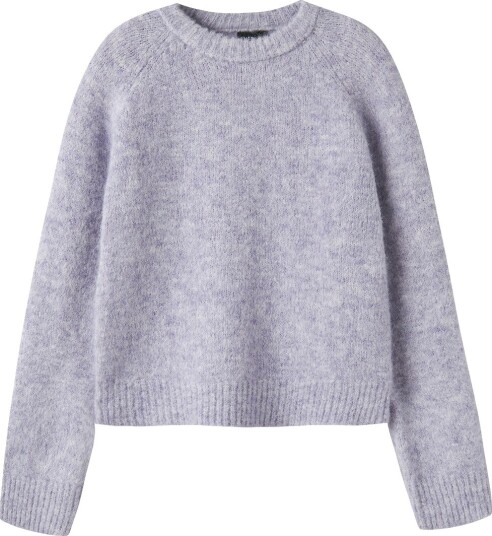 LMTD Nlfbullo Ls Short Knit Purple 146 152 LMTD Nlfbullo Ls Short Knit Purple 146 152