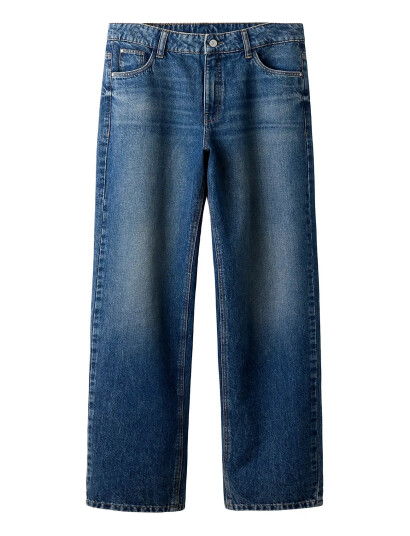 LMTD Nlmbirt Dnm Loose Pant Blue 158