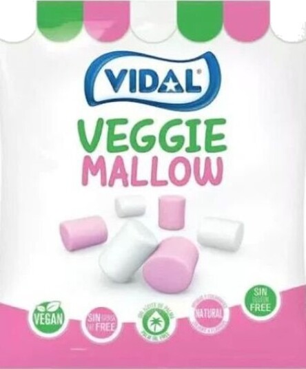 1 kg Rosa og Hvite Veganske Marshmallows