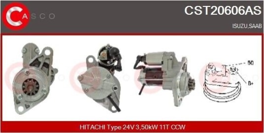 Starter CASCO CST20606AS Starter CASCO CST20606AS