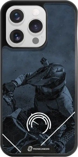 Phonecases3D iPhone 16 Pro Norges Motorsportforbund 3D mobildeksel, svart