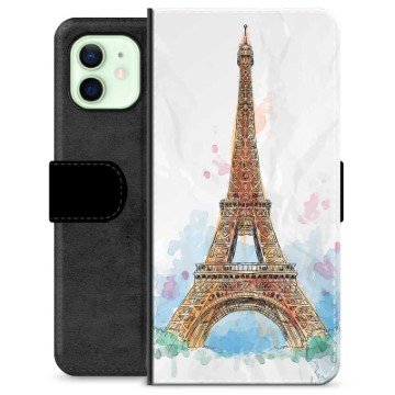 iPhone 12 Premium Lommebok-deksel Paris