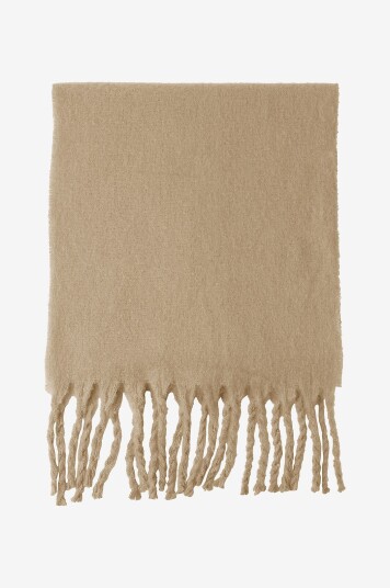 pieceSkjerf pcNikita Long Scarf Beige