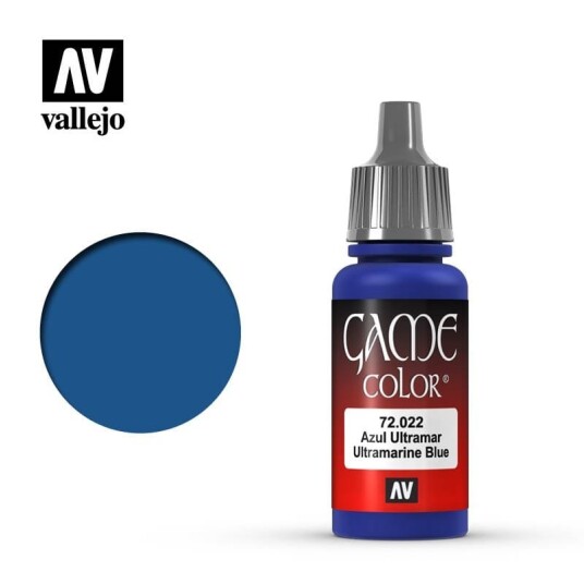 Vallejo Game Color Ultramarine Blå 17 ml Modellbygging Maling 72.022