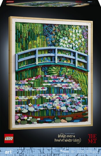 LEGO Claude Monet Den japanske broen over vannliljedammen LEGO Claude Monet Den japanske broen over vannliljedammen