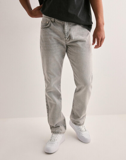 Woodbird WBJay Dull Jeans Straight leg jeans Grå