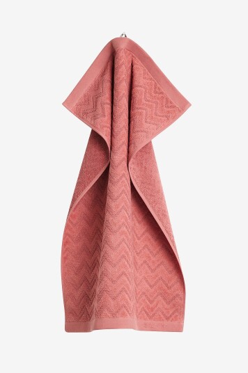 Gant Home Håndkle Jacquard Herringbone 30x50 cm Rød Gant Home Håndkle Jacquard Herringbone 30x50 cm Rød
