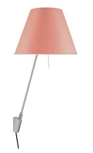 Luceplan - Costanzina Vegglampe Alu/Edgy Rosa
