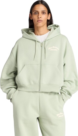 New Balance Linear Heritage Fleece Full Zip - Green - L