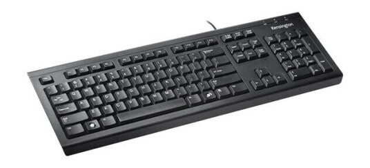 Kensington ValuKeyboard Standard USB Tastatur med QWERTY Layout - Svart