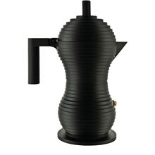Alessi Pulcina espressomaskin svart 6 Kopp/Kopper Alessi Pulcina espressomaskin svart 6 Kopp/Kopper