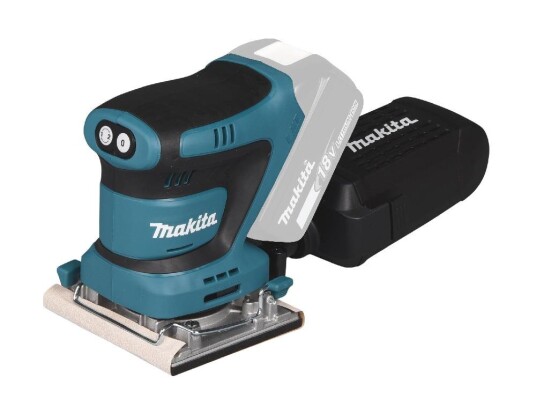 Makita Plansliper DBO482Z 112x102mm 18V Uten batteri Makita Plansliper DBO482Z 112x102mm 18V Uten batteri