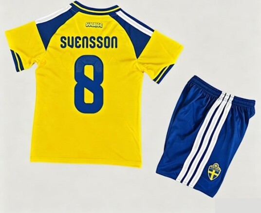 Sveriges landslag hjemmedrakt for barn og ungdom #8 SVENSSON(28) VM 2026