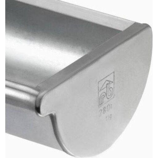 VMZINC Endestykke For Halvrund Takrenne 250mm