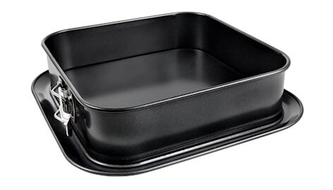 Rektangulær Springform med ekstra bred base 24x24 cm