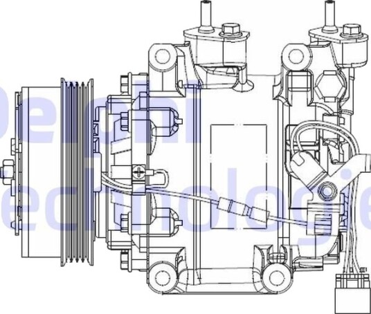 AC kompressor DELPHI CS20515