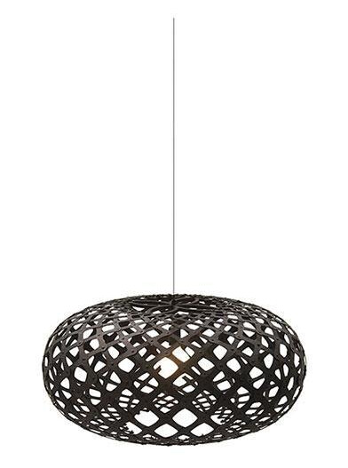 David Trubridge Kina Sort Ø80 Taklampe
