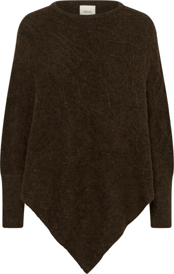 Cream Crelsie Knit Poncho Brown ONE SIZE Cream Crelsie Knit Poncho Brown ONE SIZE