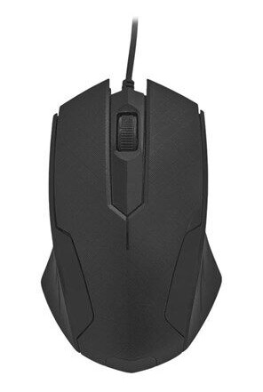 ART AM-93 - Mus - Optisk - 3 knapper - Svart ART AM-93 - Mus - Optisk - 3 knapper - Svart