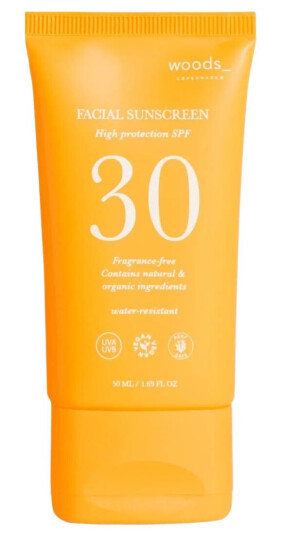 Woods Copenhagen Solkrem SPF 30 for Ansikt 50 ml - Duftfri og Vannbestandig Woods Copenhagen Solkrem SPF 30 for Ansikt 50 ml - Duftfri og Vannbestandig