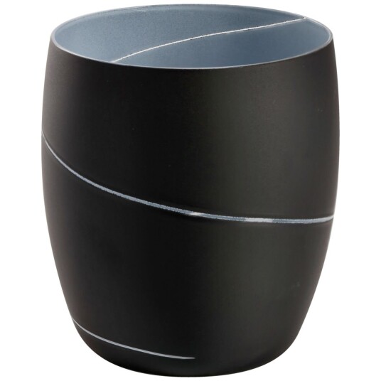 VEGA Drikkeglass Aniani 45cl 8.2x9.9 cm  Svart/Hvit 6 Stykk 