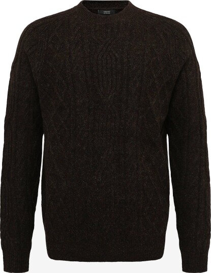 Clean Cut Copenhagen Sander Cable Knit DARK BROWN L