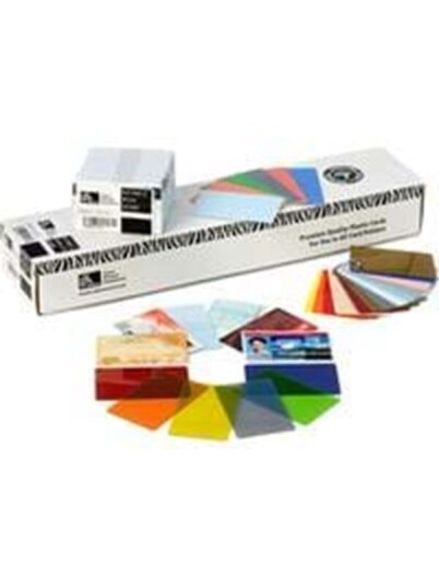 Zebra PVC-kort 15 millioner hvid CR-8 Zebra PVC-kort 15 millioner hvid CR-8