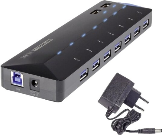 Renkforce Rf-3806034 Usb 3.2 Gen 1 3.1 Gen 1 Type-B Usb 3.2 Gen 1 3.1 Gen 1 Type-A 5000 Mbit/S Svart Ac 12 V Renkforce Rf-3806034 Usb 3.2 Gen 1 3.1 Gen 1 Type-B Usb 3.2 Gen 1 3.1 Gen 1 Type-A 5000 Mbit/S Svart Ac 12 V