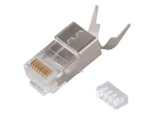 Equip 121148 Rj45 Sølv Hankjønn Rett Cat8.1 Gull