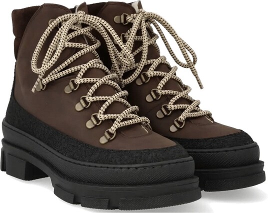 ANGULUS Boots Flat 1321/3270/2193 BLACK/DARK BROW 40