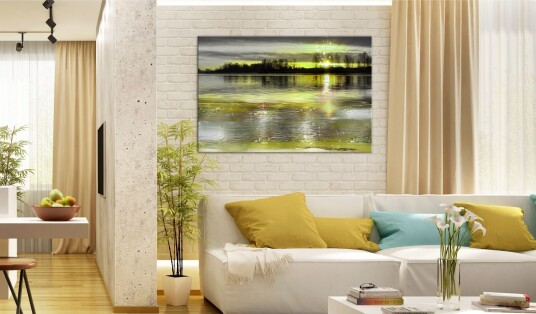 Tavle Quiet Lake 90X60 Artgeist sp. z o. o.