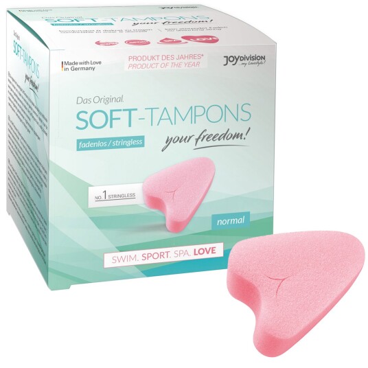 JoyDivision Soft Tamponger 3 stk Lyserosa JoyDivision Soft Tamponger 3 stk Lyserosa