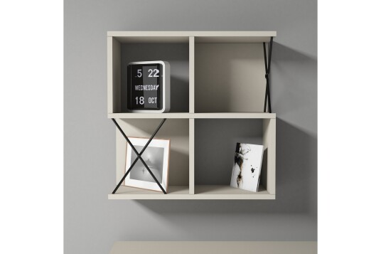 Vegghylle Amtorp 60 cm   Brun|Svart
