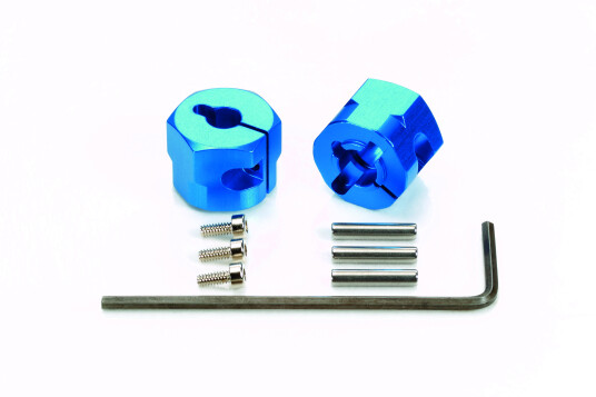 Tamiya 54610 Aluminiums hjulnav til RC-bil 9mm 2 stk