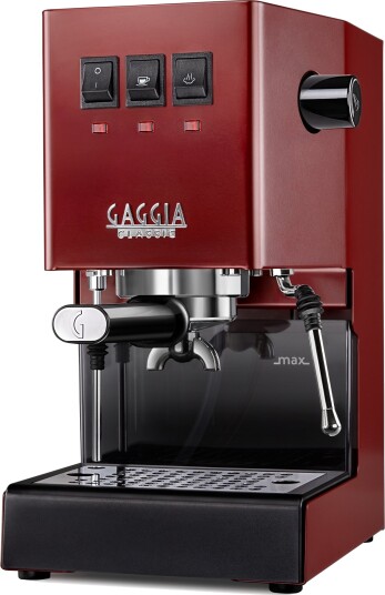 Gaggia Classic Evo Pro Espressomaskin 2,1L Rød med 1200W Kaffepute