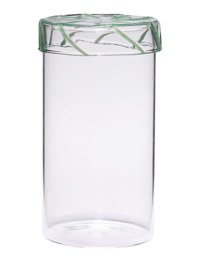 Hübsch Heir Opbevaringsglas - Nude - Ø10XH20CM