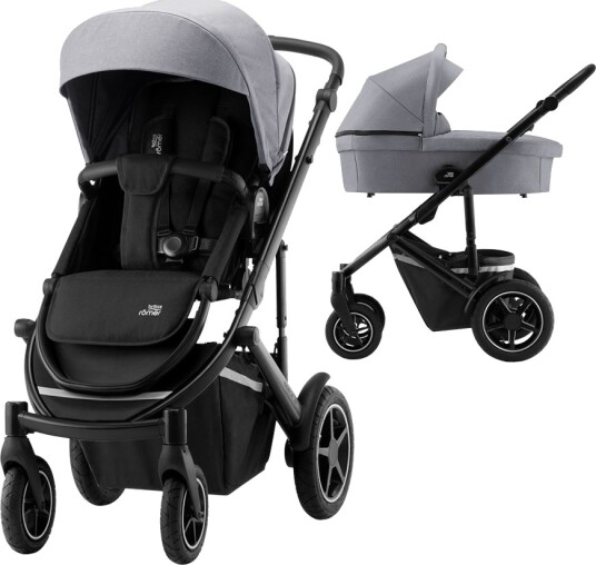 Britax Römer Barnevogn Komplett Smile III Frost Grey Black Inkl. Bagdel