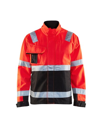 Blåkläder Jakke varsel Hivis Rød/Svart XXL