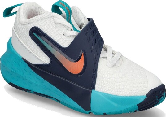 Nike Team Hustle D 12 (Ps) - SUMMIT WHITE/SAFETY ORANGE-ENE - 31