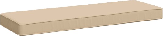 vidaXL 1 delt benkpute VUGHT 100% Polyester Krem 80 x 30 x 5 cm