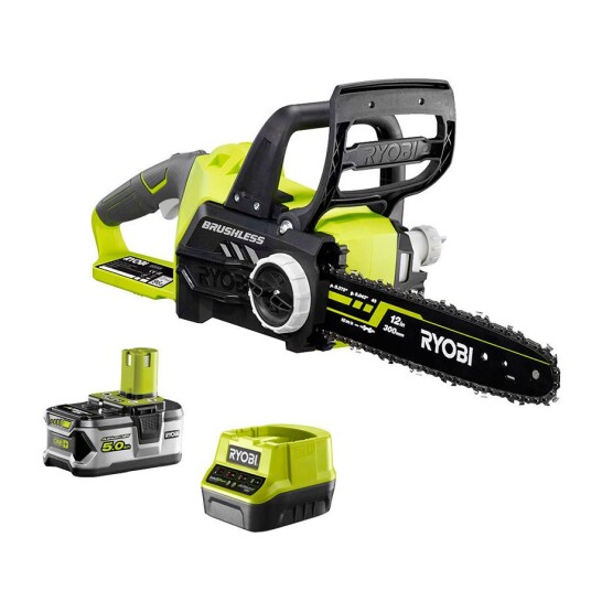 Ryobi RCS18X3050F batteri motorsag m/batteri + lader 18V Ryobi RCS18X3050F batteri motorsag m/batteri + lader 18V