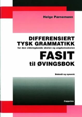 Differensiert tysk grammatikk av Helge Parnemann