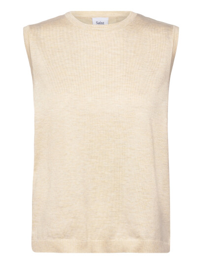 Saint Tropez Milasz Vest Cream S Saint Tropez Milasz Vest Cream S