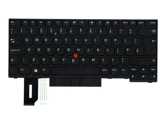 Chicony - Erstatningstastatur For Bærbar Pc - Med Trackpoint, Ultranav - Qwerty - Storbritannia - Svart Chicony - Erstatningstastatur For Bærbar Pc - Med Trackpoint, Ultranav - Qwerty - Storbritannia - Svart