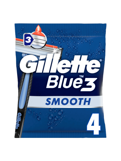 Gillette Blue 3 Engangshøvler x 4Pakn.