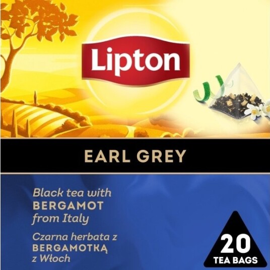 Lipton Lipton Te Pyramider Svart Earl Grey 20 Poser